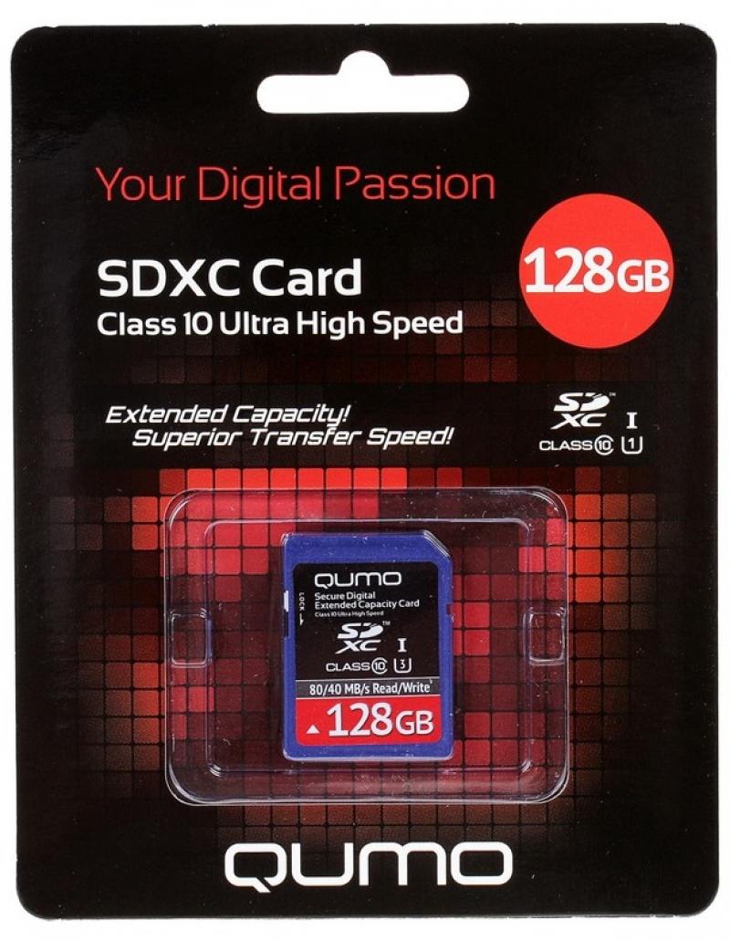 Sdxc 128gb. Qumo SDXC 128gb class 10 UHS-I. Карта памяти Qumo SDXC class 10 UHS class 1 128gb. Карта памяти 128 ГБ Qumo. Карты памяти на 128 ГБ Qumo описание товара.