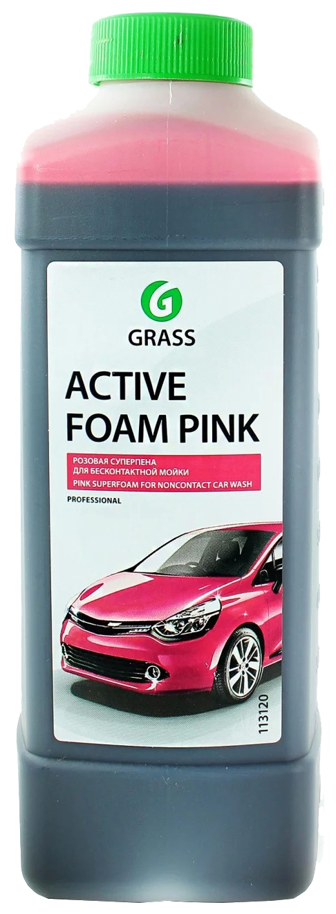 Пена для мытья автомобиля. Автошампунь grass Active Foam Pink для бесконтактной мойки розовая пена 1л. Средство для бесконтактной мойки Грасс Актив Фоам Пинк. Активная пена для бесконтактной мойки 1л "Active Foam Light" grass (12). Грасс автохимия Activ Foam Pink.