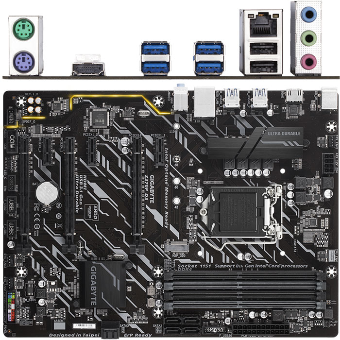 Gigabyte z370p d3 не стартует