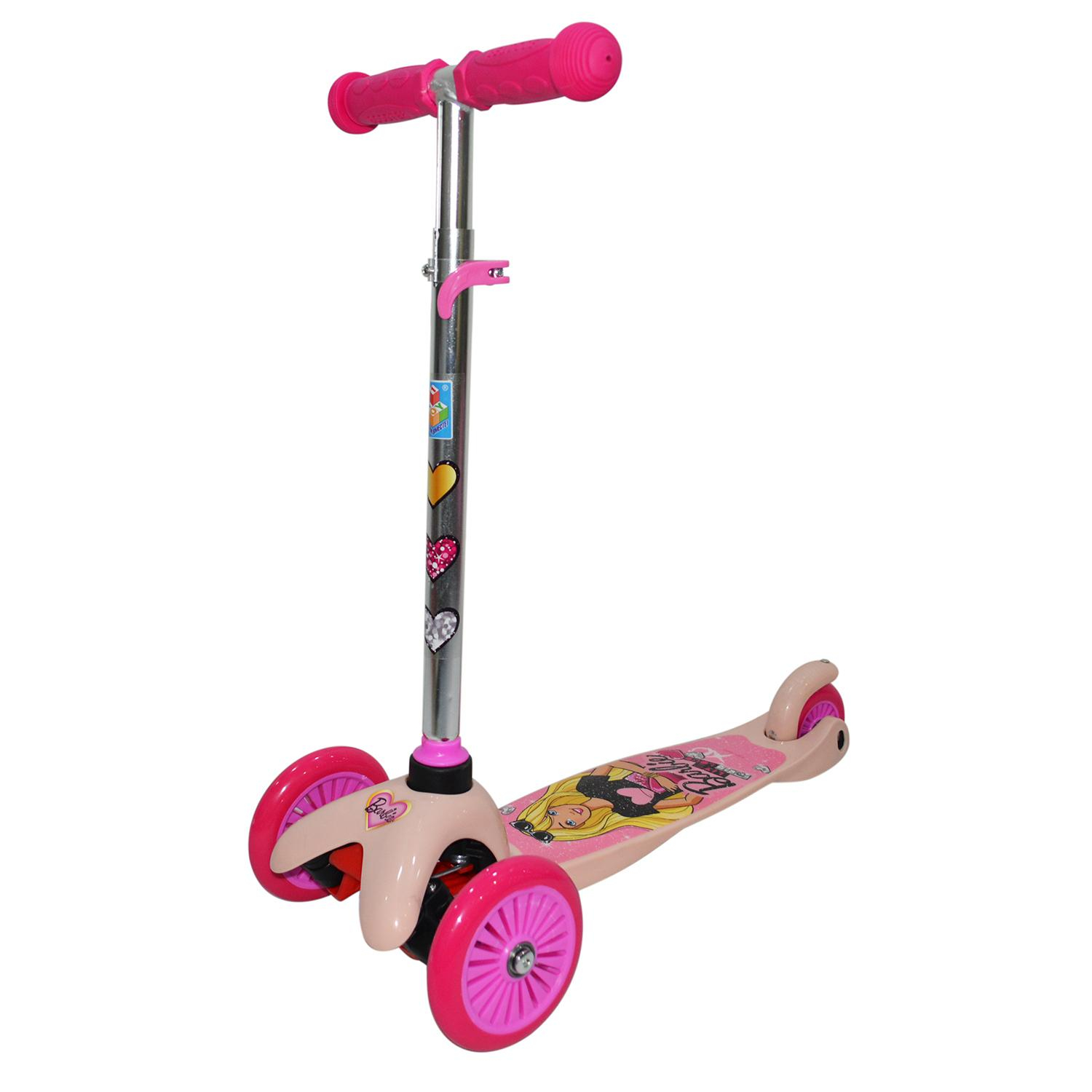 Самокат 1Toy 3-х колесный управление наклоном Barbie (T11410) – цены и ...