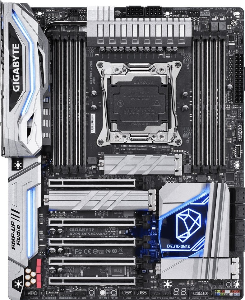 Gigabyte x299 designare ex обзор