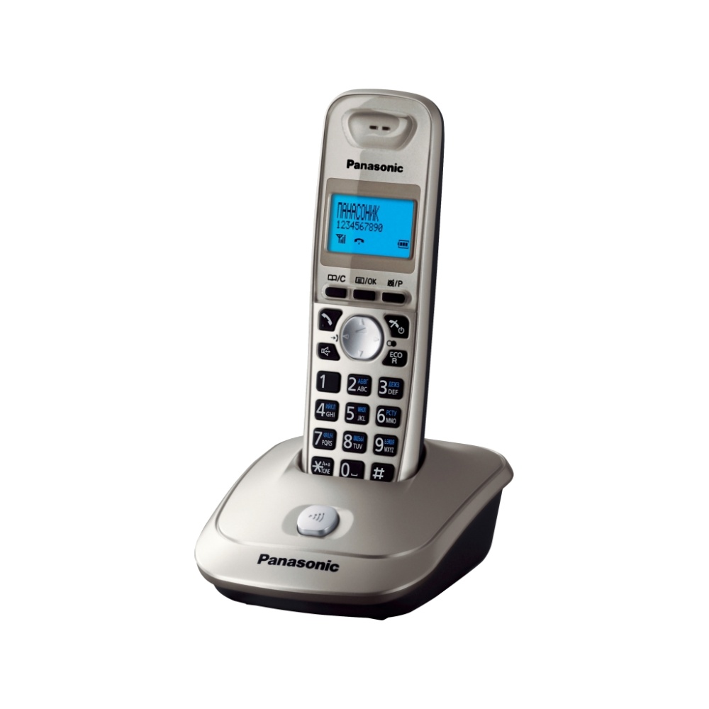 Телефон беспроводной DECT Panasonic KX-TG2511RUN платиновый – цены и скидки