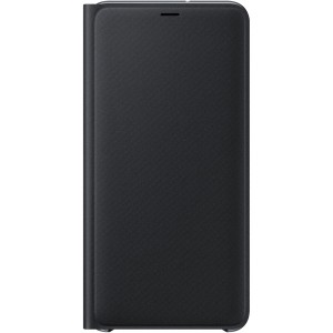 Аксессуар Samsung Чехол-книжка Samsung Flip Wallet для Galaxy A7 (2018), полиуретан, черный (EF-WA750PBEGRU)