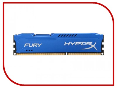 Модуль памяти Kingston HyperX Fury Blue Series PC3-15000 (HX318C10F/8)