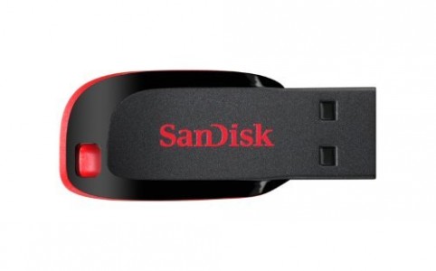 Накопитель SanDisk USB2 Flash 8GB Cruzer Blade (SDCZ50-008G-B35)