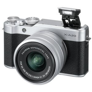 Фотоаппарат со сменной оптикой Fujifilm X-A20 kit с XC15-45mm OIS PZ, серебристый (16572615)