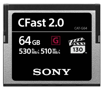 Карта памяти XQD Sony CFast 2.0 64GB VPG130 (CAT-G64)