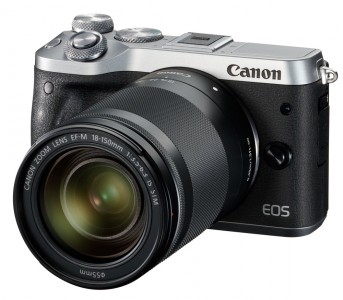 Фотоаппарат со сменной оптикой Canon EOS M6 Kit 18-150mm f/3.5-6.3 IS STM, серебристый (1725C022)
