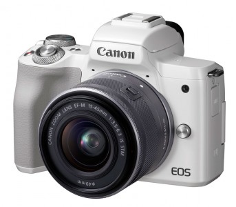 Фотоаппарат со сменной оптикой Canon EOS M50 Kit с EF-M 15-45mm, белый (2681C012)