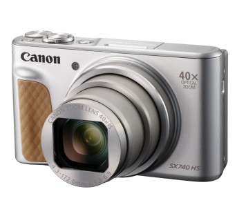 Компактный фотоаппарат Canon PowerShot SX740 HS, серебристый (2956C002)