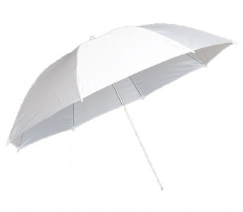 Зонт Fujimi FJU561-33, на просвет, белый, 84 см (1130)