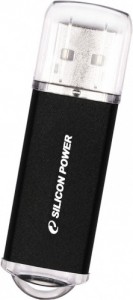 Накопитель Silicon Power USB2 Flash 16GB Ultima II, черный (SP016GBUF2M01V1K)