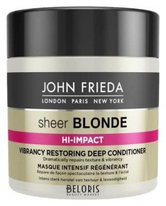 Маска для волос John Frieda Маска для сильно поврежденных волос "Sheer Blonde Hi Impact"
