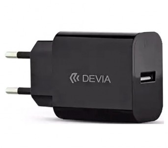 Зарядное устройство Devia Smart Charger 2A 10.5W, черное (300196)