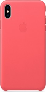 Чехол для iPhone Apple iPhone XS Max Leather Case Peony Pink (MTEX2ZM/A)