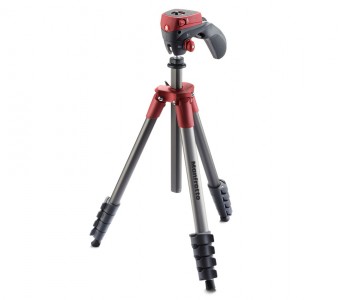 Штатив премиум Manfrotto Compact Action Red (MKCOMPACTACN-RD)