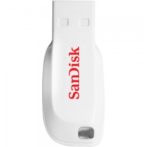 USB Flash накопитель SanDisk Cruzer Blade 16GB White
