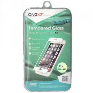 Аксессуар Onext Защитное стекло One-XT Full Glue для iPhone 6/6s 3D (черное) (41003)
