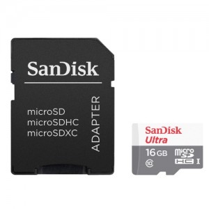 Карта памяти micro SDHC SanDisk SDSQUNB-016G-GN3MA