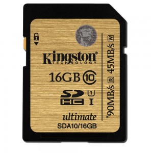 Карта памяти SDHC Kingston SDA10/16GB
