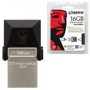 USB Flash накопитель Kingston DataTraveler microDuo 3.0 16Gb