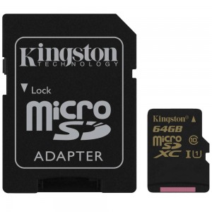 Карта памяти SDHC Micro Kingston SDCA10/64GB