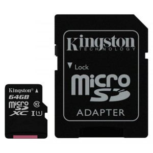 Карта памяти SDHC Micro Kingston SDC10G2/64GB