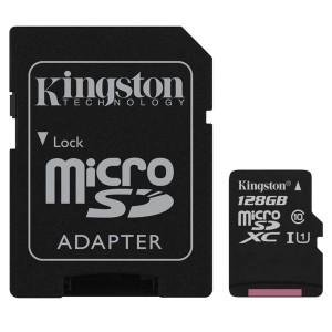 Карта памяти SDHC Micro Kingston SDC10G2/128GB