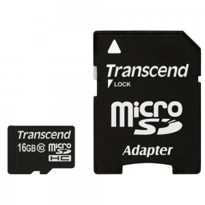 Карта памяти micro SDHC Transcend TS16GUSDHC10 16GB