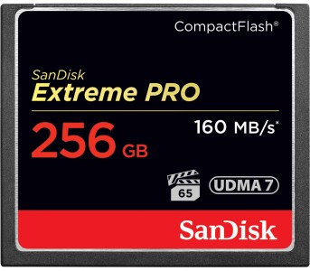Карта памяти SanDisk CompactFlash 256GB Extreme Pro 160 Mb/s (SDCFXPS-256G-X46)