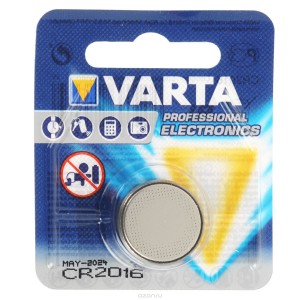 Батарейки Varta CR2016, 3V (37939)