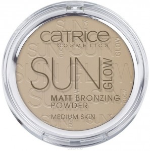 Пудра для лица Catrice Пудра компактная с эффектом загара матирующая "Sun glow matt bronzing powder"