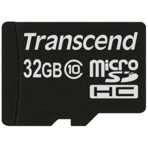 Карта памяти micro SDHC Transcend TS32GUSDC10 32GB