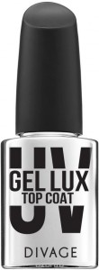 Лак для ногтей DIVAGE Топ-покрытие "Uv Gel Lux"