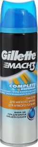 Гель для лица Gillette Гель для бритья "Mach 3 CloseSmooth" для гладкого бритья (GLS-84854767)