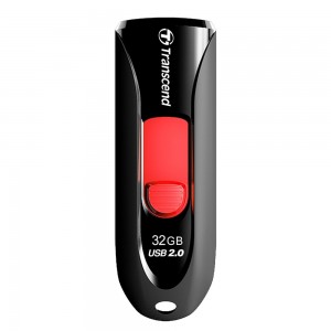 USB Flash накопитель Transcend JetFlash 590 32Gb Black/Red