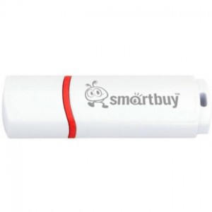 Флешка Smartbuy Smart Buy Crown 16Гб, Белый, USB 2.0