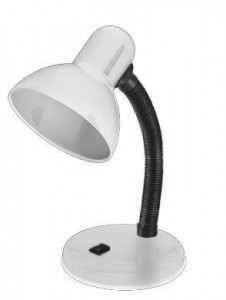 Лампа настольная Uniel TLI-201 E27 60W Белый (TLI-201 White. E27)