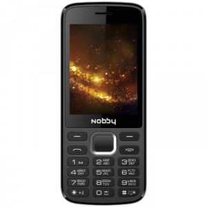 Сотовый телефон Nobby 300 (300 Black/Grey)