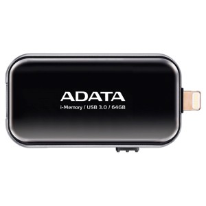 Флэш диск для Apple ADATA i-Memory UE710 64Gb Black