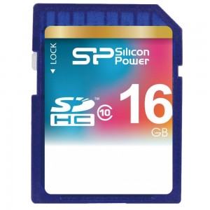 Карта памяти SDHC Silicon Power SP016GBSDH010V10