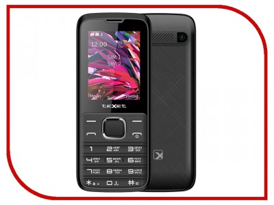 Сотовый телефон teXet Телефон teXet ТМ-D430 Black (черный)