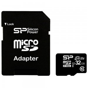 Карта памяти micro SDHC Silicon Power SP032GBSTHBU1V10-SP