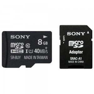 Карта памяти SDHC Micro Sony SR8UYA 8GB