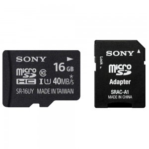 Карта памяти SDHC Micro Sony SR16UYA 16GB