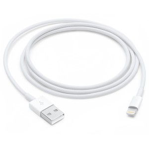 Кабель для iPod, iPhone, iPad Apple Кабель Apple USB - Lightning MQUE2ZM/A (1 метр)