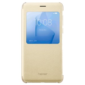 Чехол для сотового телефона Huawei 8 View Cover Gold