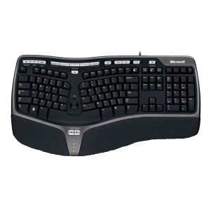 Клавиатура проводная Microsoft Natural Ergonomic Keyboard 4000 Black