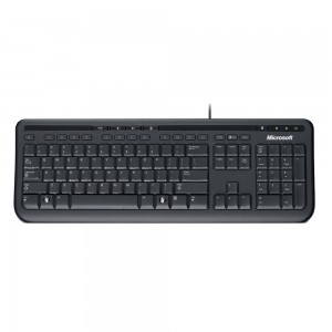 Клавиатура проводная Microsoft Wired Keyboard 600 Black