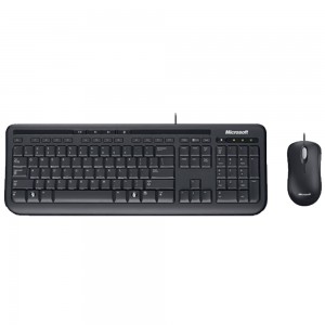 Клавиатура + мышь Microsoft Wired Desktop 600 Black